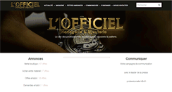 Desktop Screenshot of lofficielhb.com